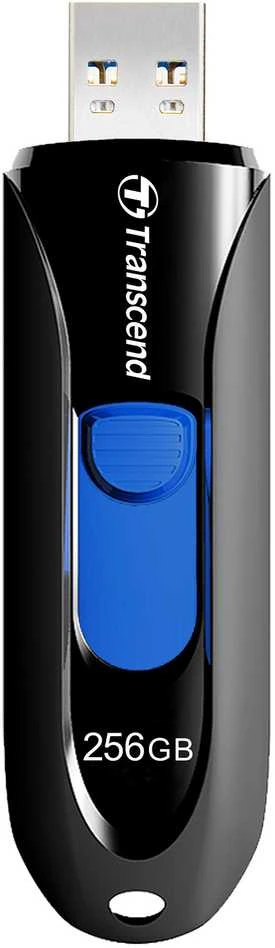 TRANSCEND 256GB USB 3.0 USB atmintinė be dangtelio Juoda