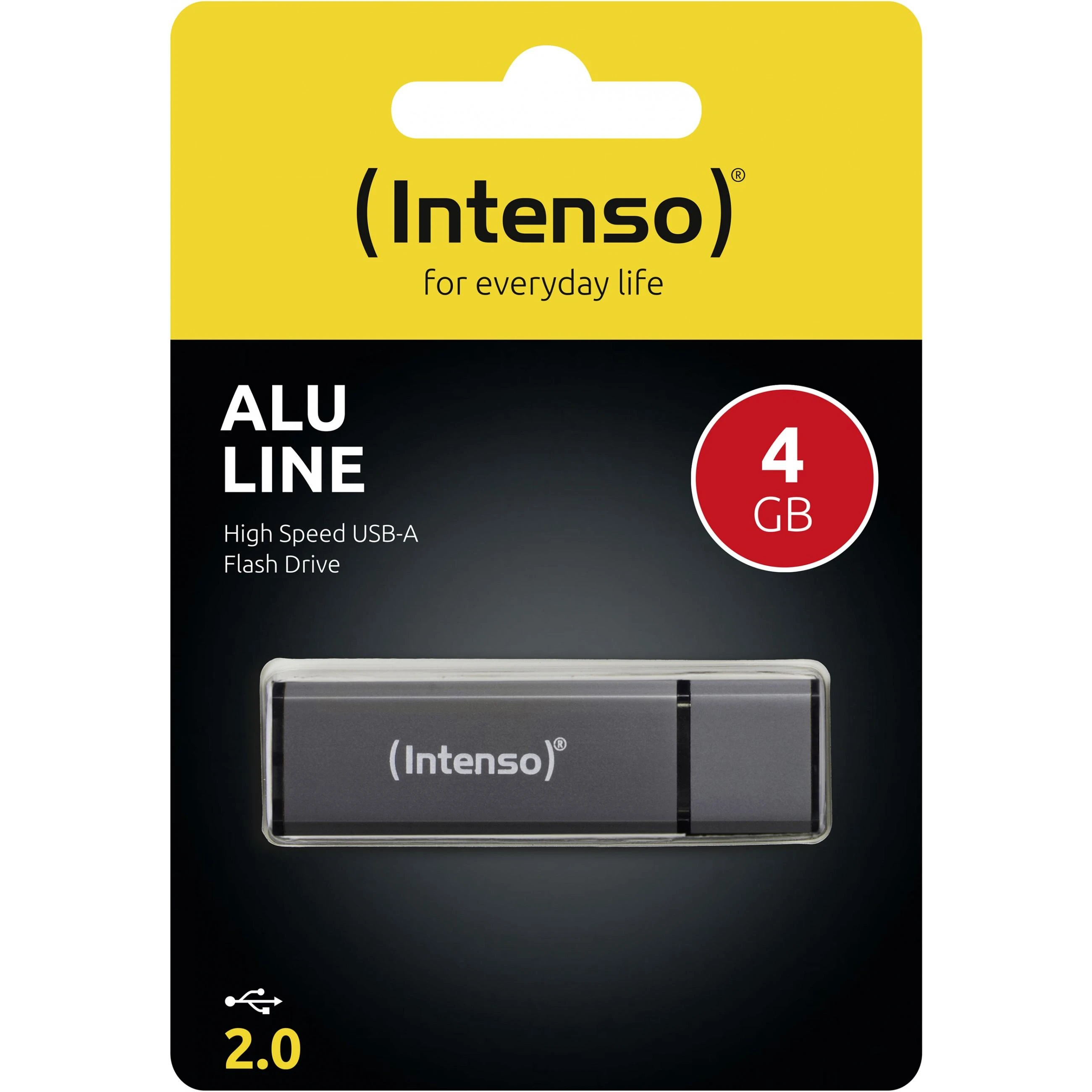 INTENSO 3521451 Intenso pendrive USB ALU LINE ANTHRACITE 4GB