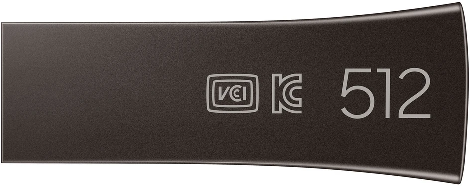 USB laikmena Samsung BAR Plus MUF-512BE4/APC, 512 GB, Juodos spalvos