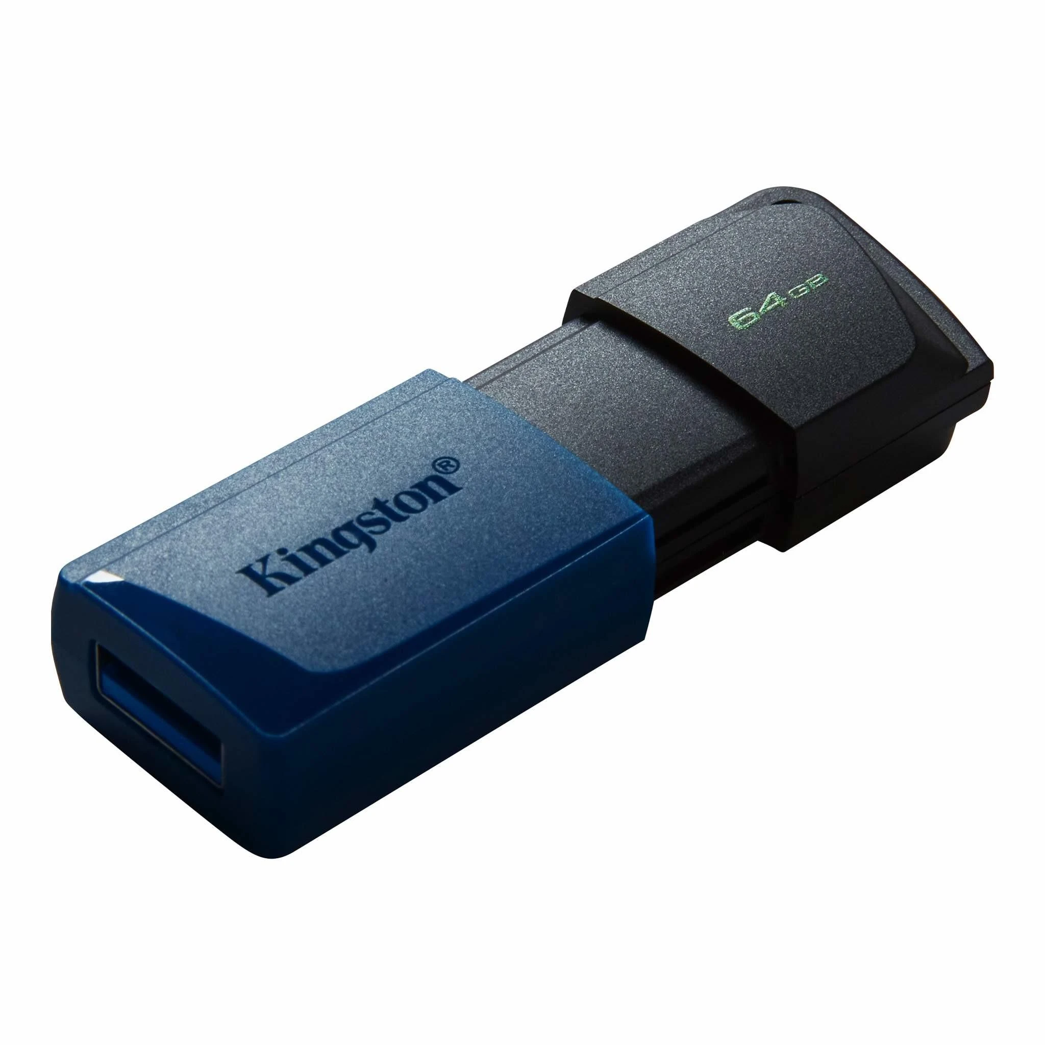 Kingston 64GB USB3.2 Gen 1 DataTraveler Exodia M (Juodas + Mėlyna)