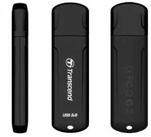 Transcend 64 GB „JETFLASH 750“ USB 3.0 atmintinė – MLC SCHWARZ IN