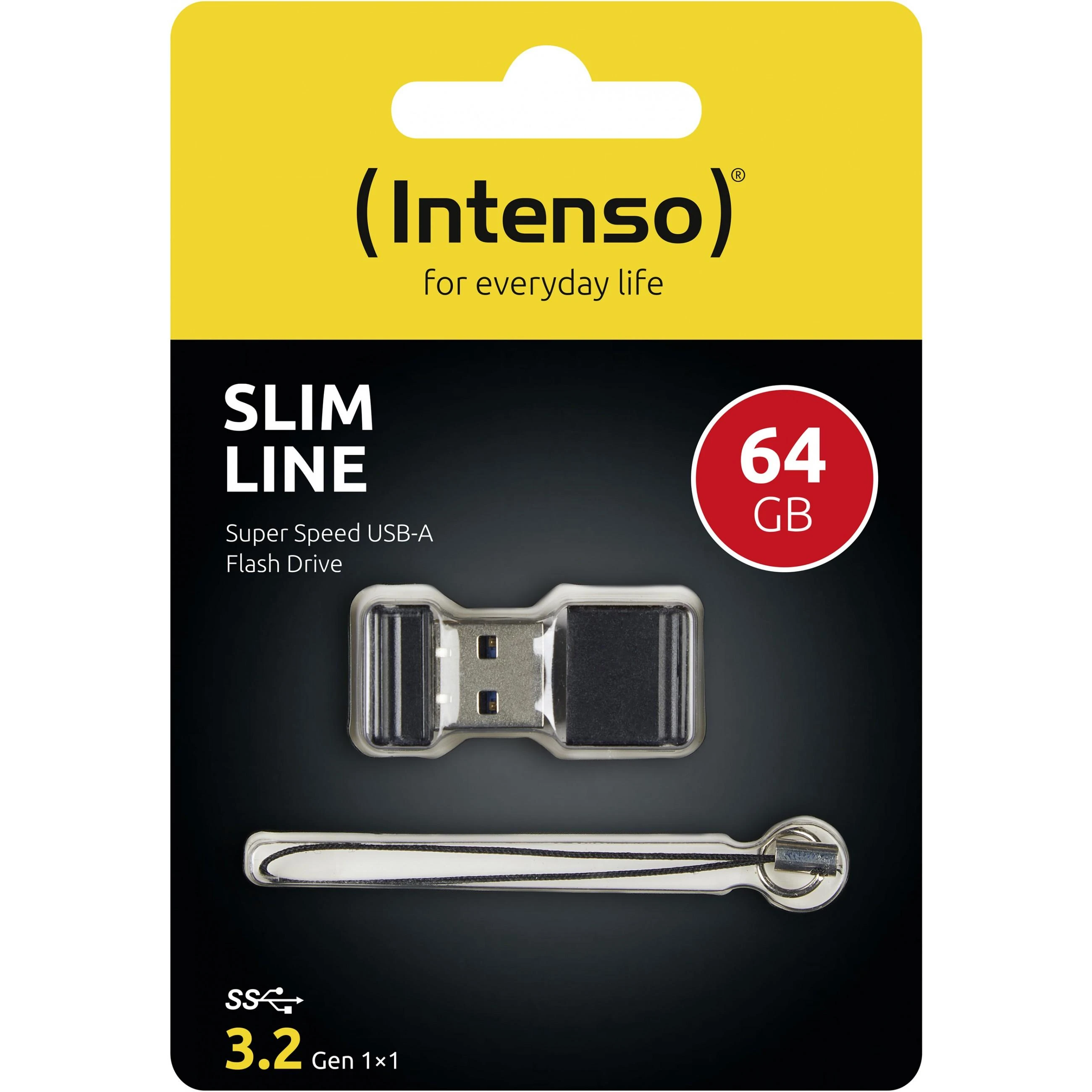 INTENSO 3532490 Intenso USB 3.0 SLIM LINE MICRO 64 GB atmintinė