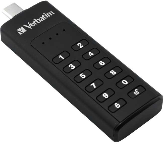 Pendrive Verbatim Klaviatūra saugi, 64 GB (49431)