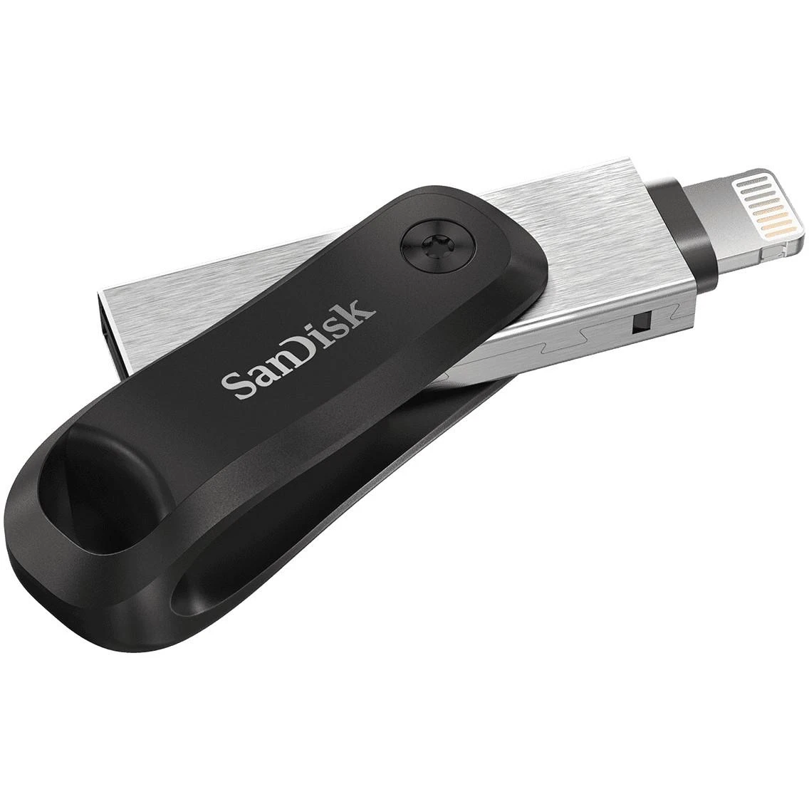 „SanDisk iXpand Flash Drive Go“ 64 GB – USB3.0 + „Lightning“ – skirti „iPhone“ ir „iPad“, EAN: 619659169381