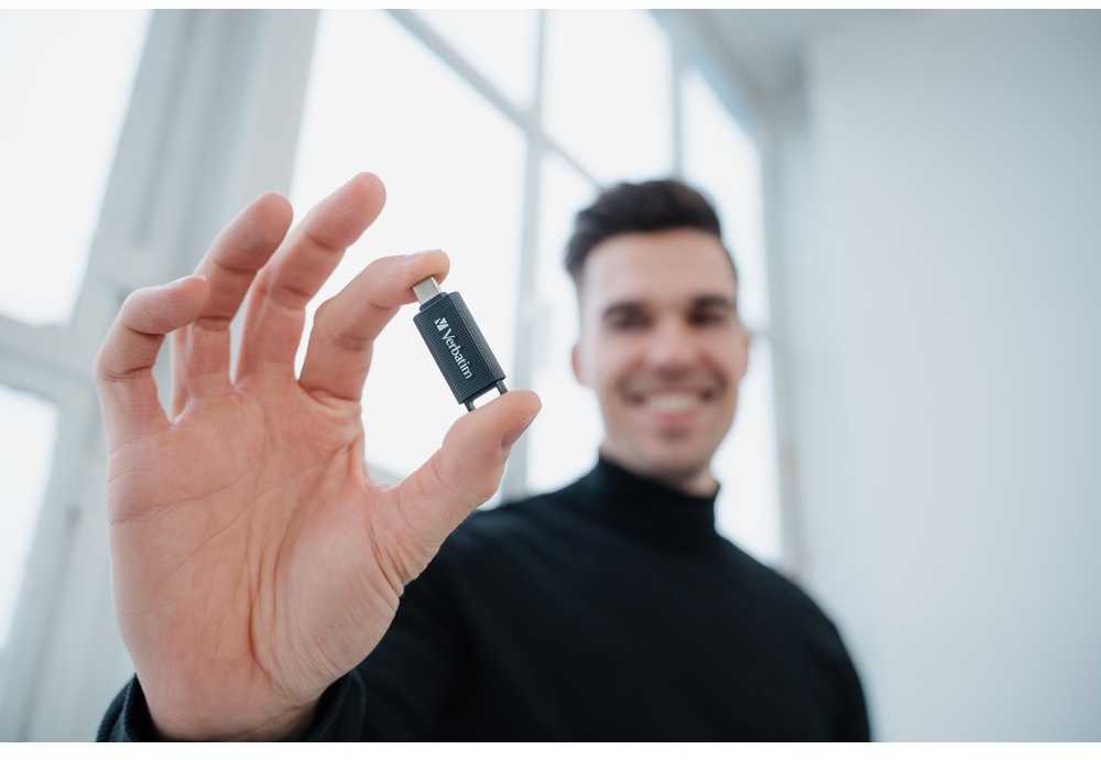 Verbatim Pendrive 64GB USB-C juodos spalvos 49458