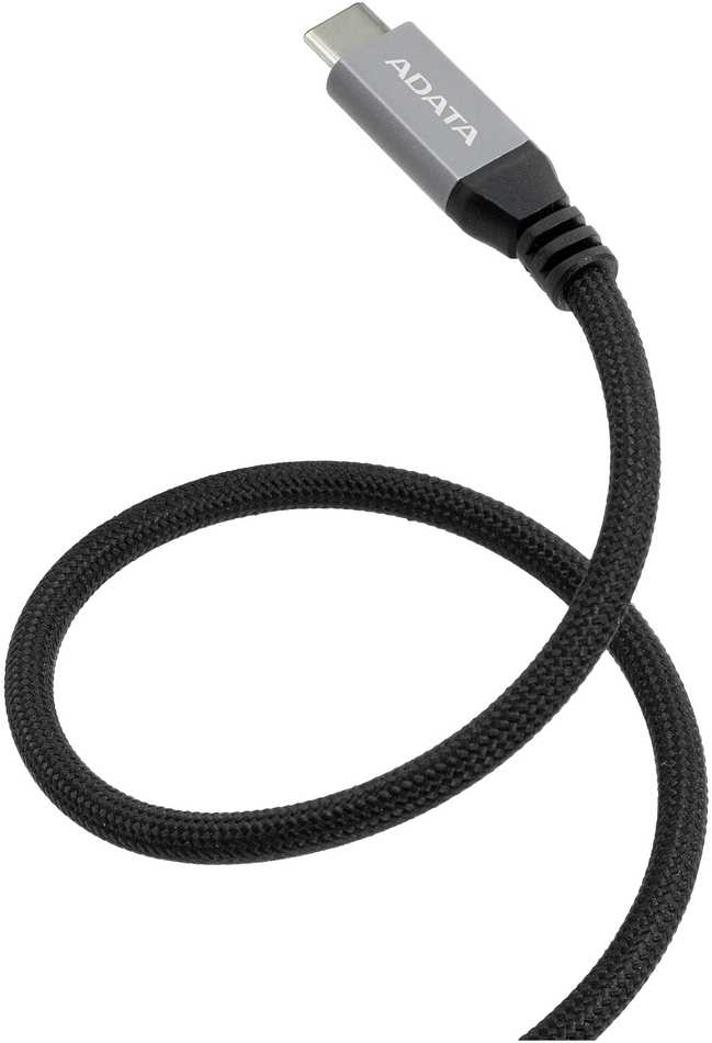 Kabelis USB ADATA USB-C do USB-C 3.2 Gen 2 100 W 1m Magnetyczny Juodas (CACCU3-100W-100AN-BK)
