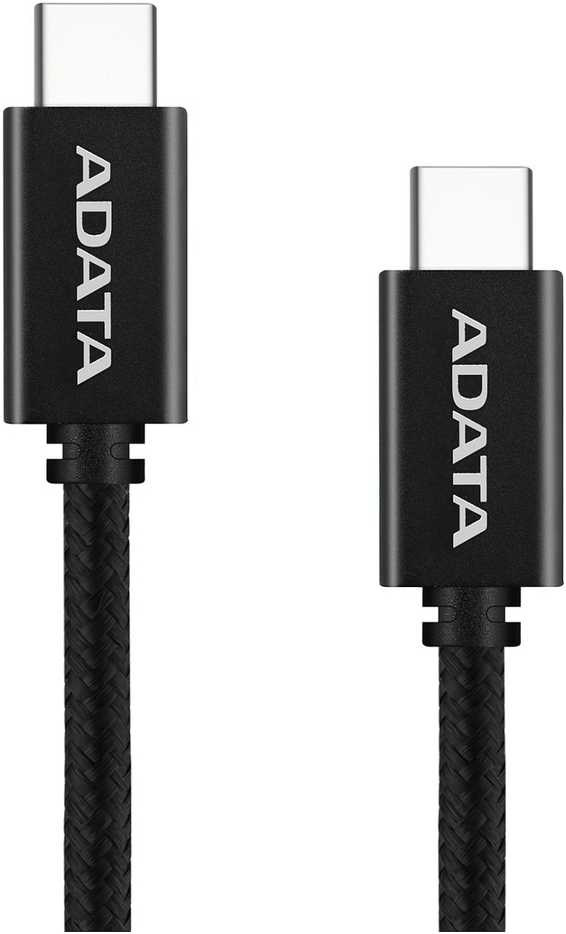 Kabelis USB ADATA CACC-100PN-BK kabelis USB USB 2.0 1 m USB C Juodas