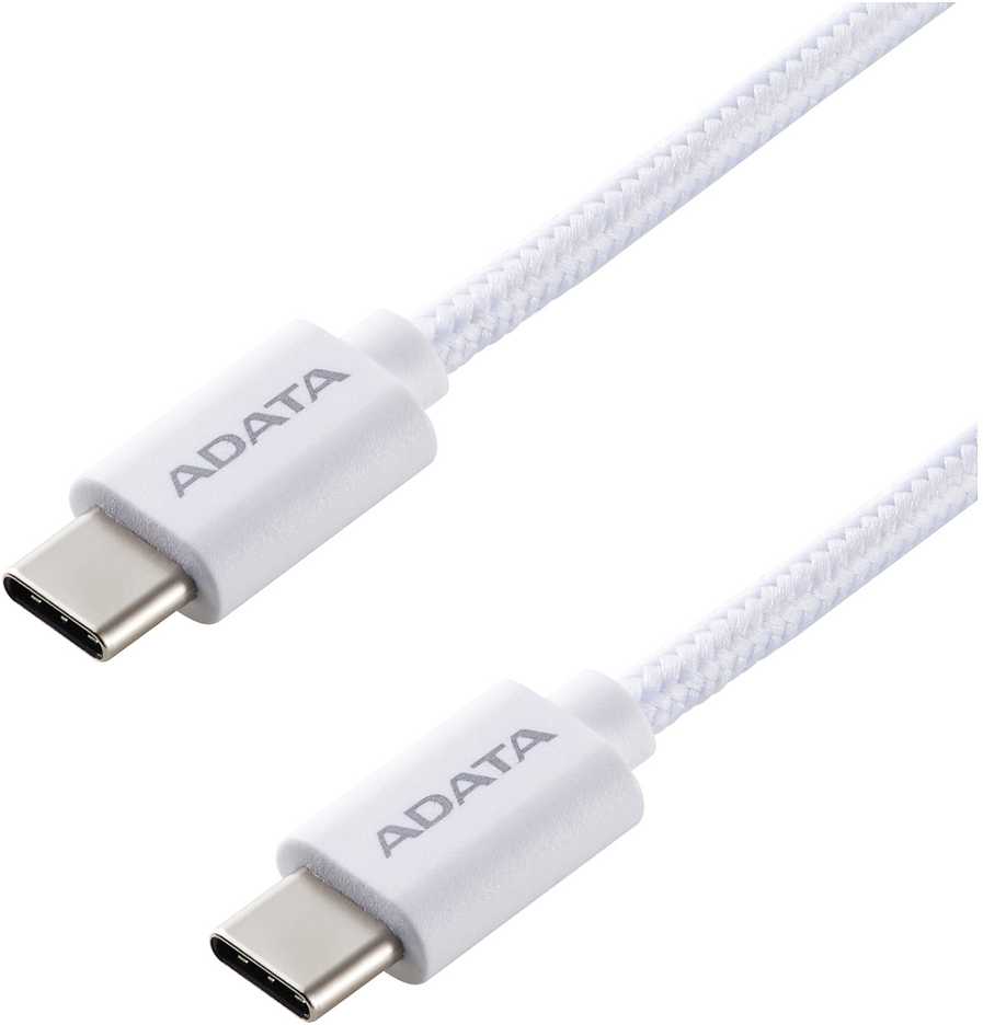 ADATA Kabelis usb-c do usb-c 2.0/100w 200cm balta