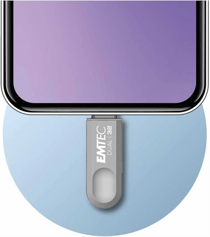 USB atmintinė Emtec D280 dviguba 32 GB (ECMMD32GD283)