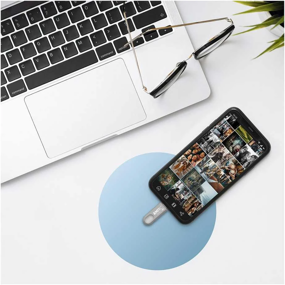USB atmintinė Emtec D280 dviguba 32 GB (ECMMD32GD283)