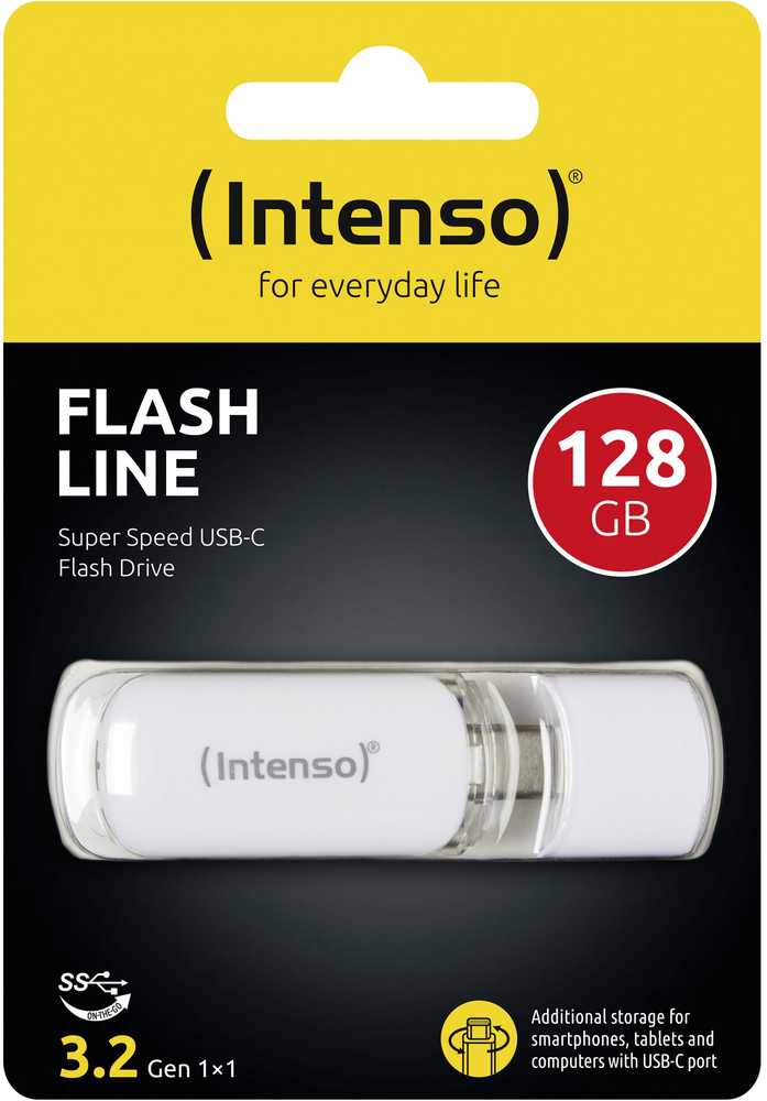 STICK Intenso Flash Line wei 128 GB