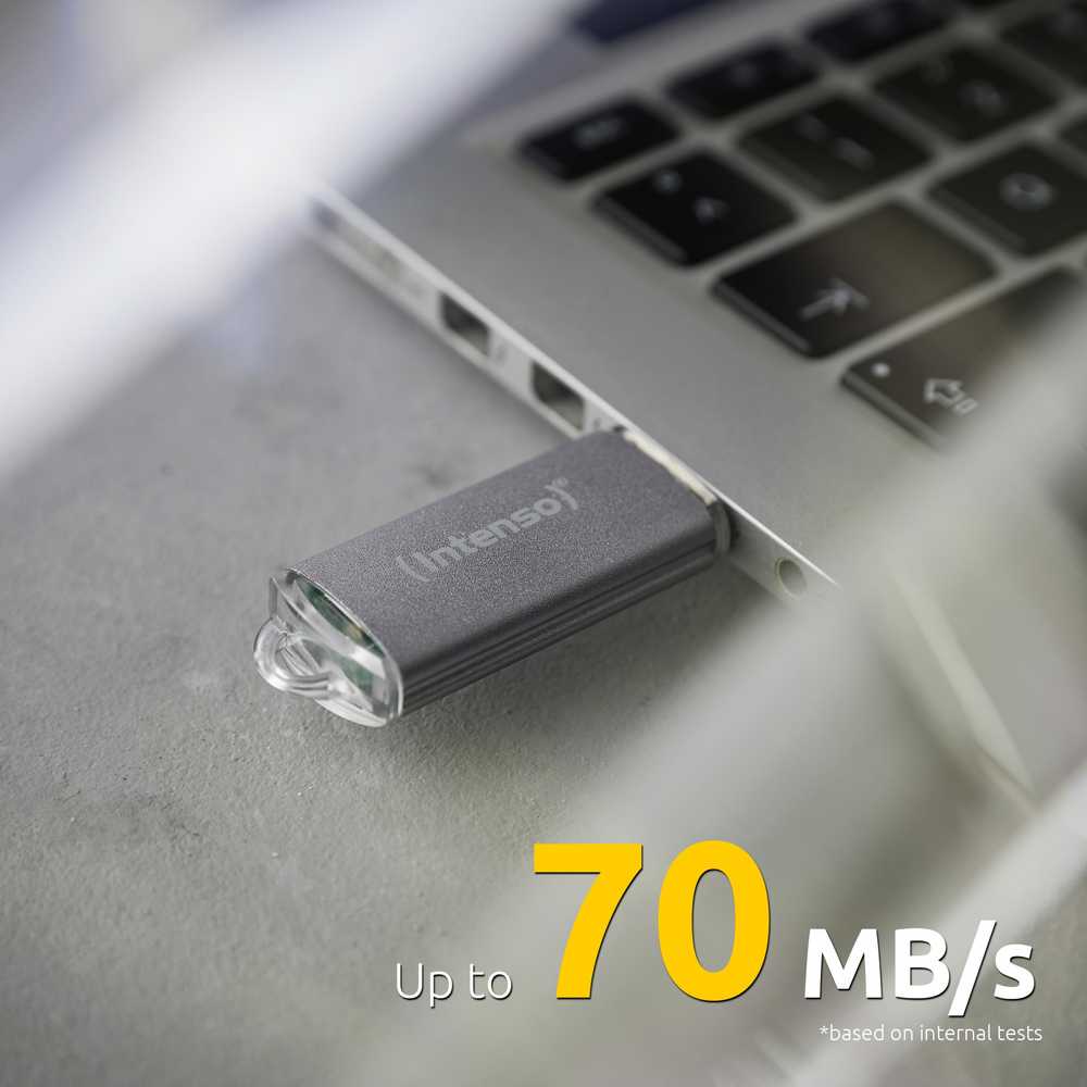 Pendrive Intenso Jet Line 32GB Sidabrinė