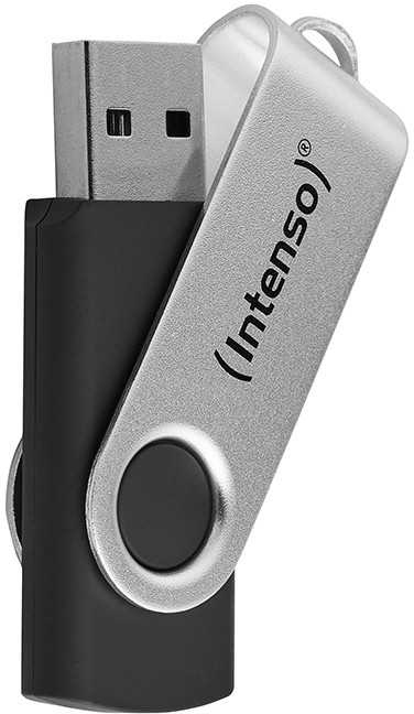 Pendrive Intenso Office Line 128GB Sidabrinė-juoda (3543491)
