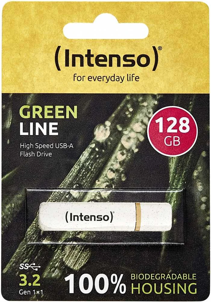 Intenso Žalias Line 128GB USB Stick 3.2 Gen 1