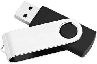 Pendrive MediaRange Neutral MR911NTRL 32GB Juodas, Sidabrinė