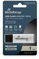 MediaRange MR1905-1 pamięć USB 1 TB USB Typu-A 3.2 Gen 1 (3.1 Gen 1) Juodas, Sidabrinė