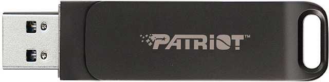 USB Atmintinė - Patriot Rage R550 1TB 100MB/s USB A+C Sukamoji Juoda