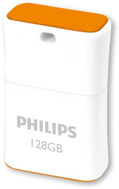Pendrive Philips Pico Edition 128GB Sunrise Oranžinis (FM12FD85B/00)