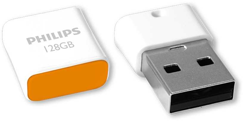 Pendrive Philips Pico Edition 128GB Sunrise Oranžinis (FM12FD85B/00)