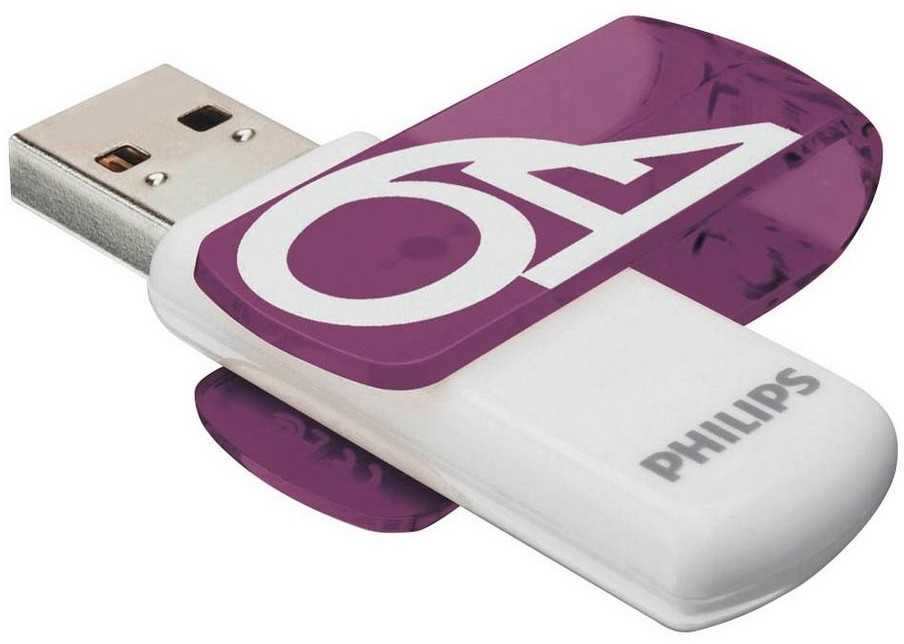 USB atmintinė „Philips Vivid“ (2 vnt.), 64 GB (433990)