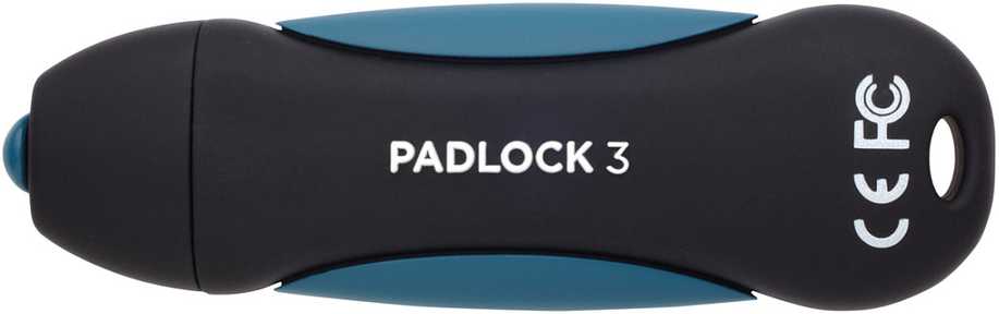 CORSAIR Flash Padlock 3 128GB Secure USB 3.0 Flash Drive su klaviatūra Saugus 256 bitų aparatinės įrangos AES šifravimas
