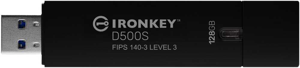 Kingston IronKey D500S 128GB FIPS 140-3 3 lygis 256 bitų