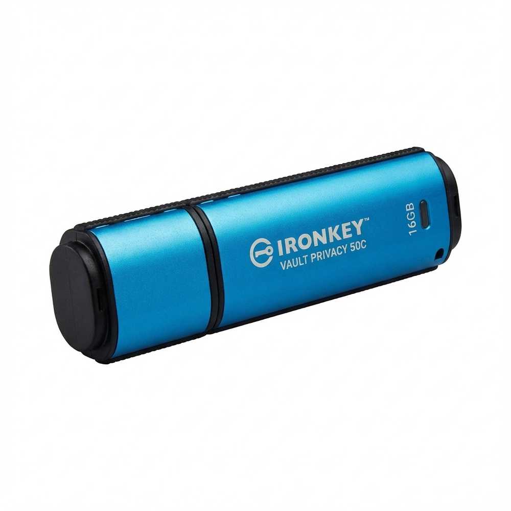 „Kingston IronKey Vault Privacy 50C“ 16 GB USB-C, 256 bitų, AES šifruotas
