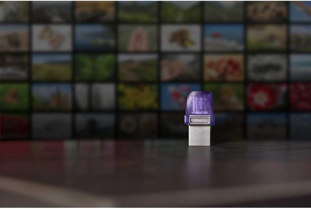 USB laikmena Kingston DataTraveler microDuo 3C, 256 GB, USB Type-A / USB Type-C