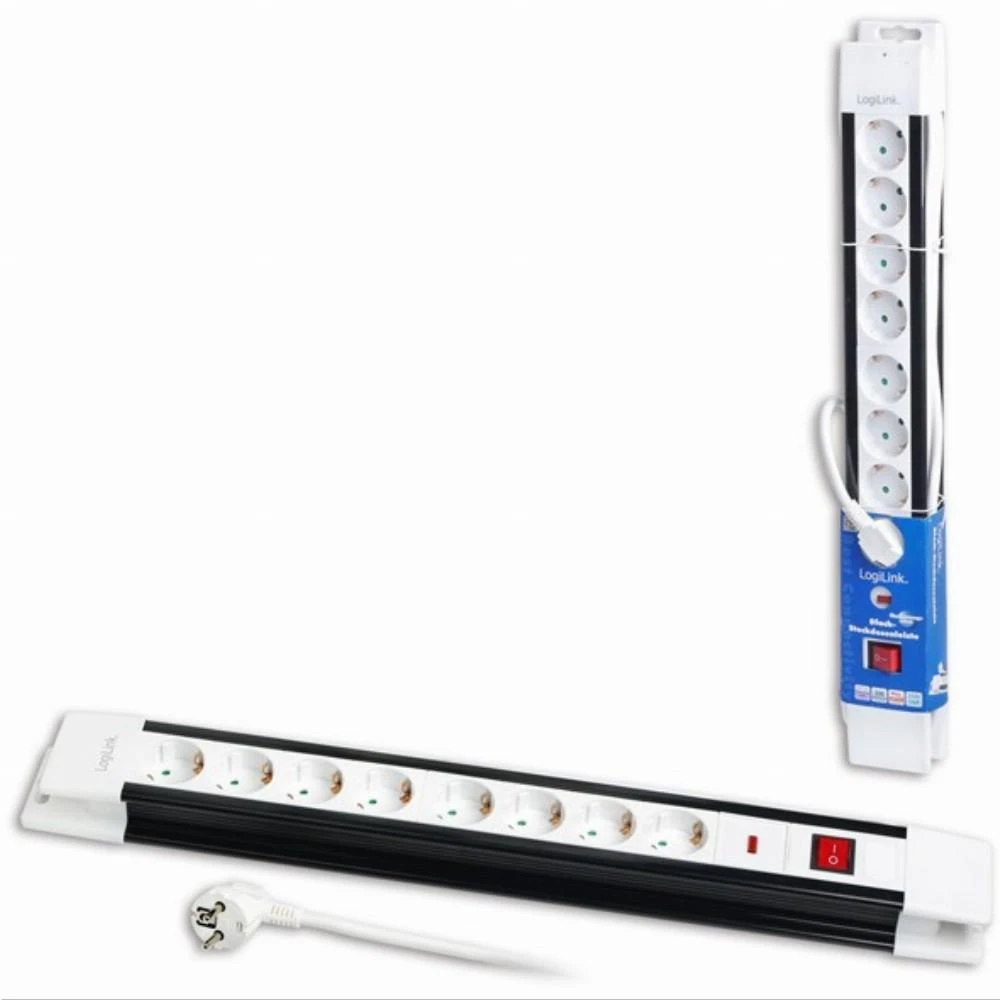 LOGILINK LPS207 LOGILINK- Kištukinis lizdas 8 krypčių, 3 m