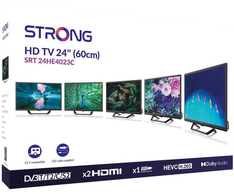 Televizorius Strong SRT24HE4023C LED LCD 24'' HD