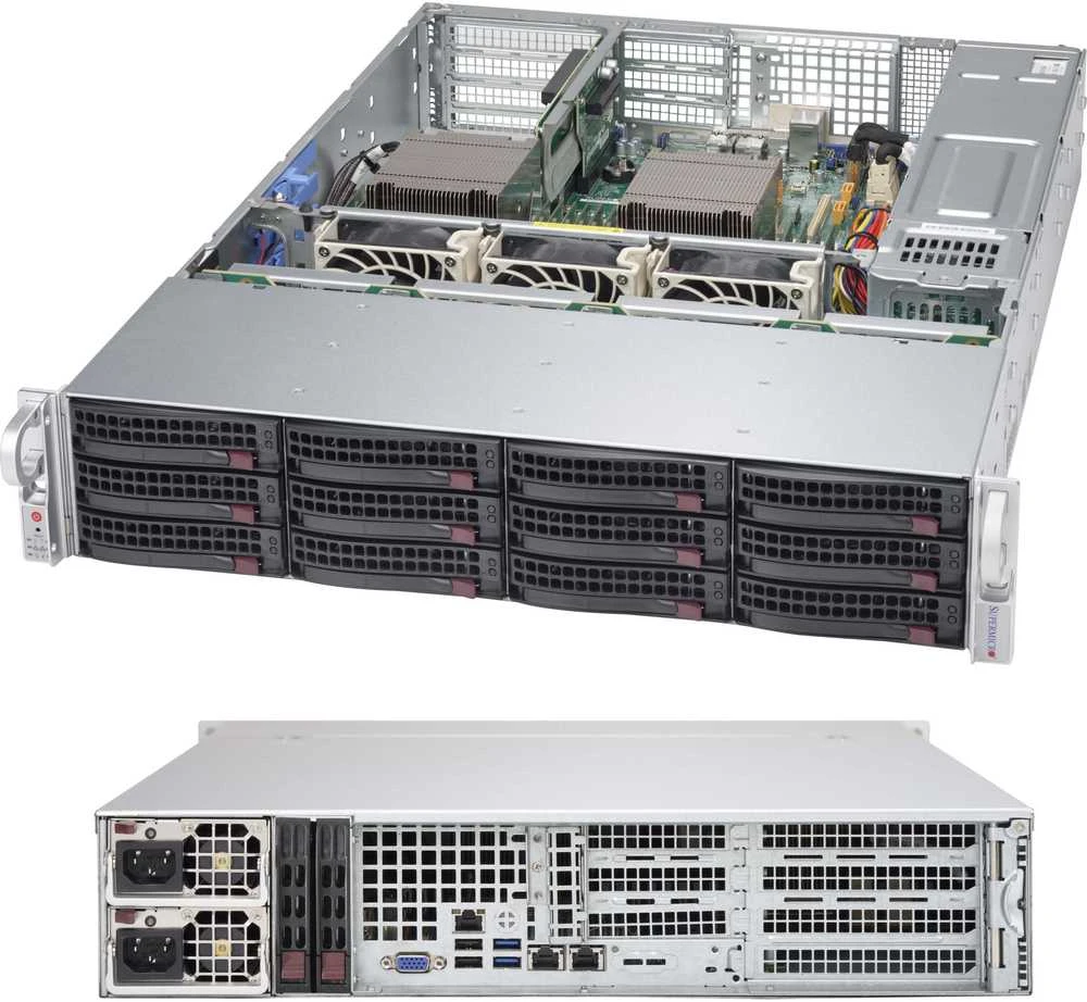 SuperMicro SuperChassis 826BAC4-R1K23WB serverio dėklas