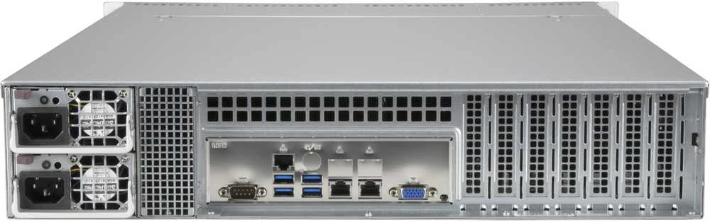 „SuperMicro“ serverio šasi „SuperChassis CSE-825BTQC-R1K23LPB“ Juodas