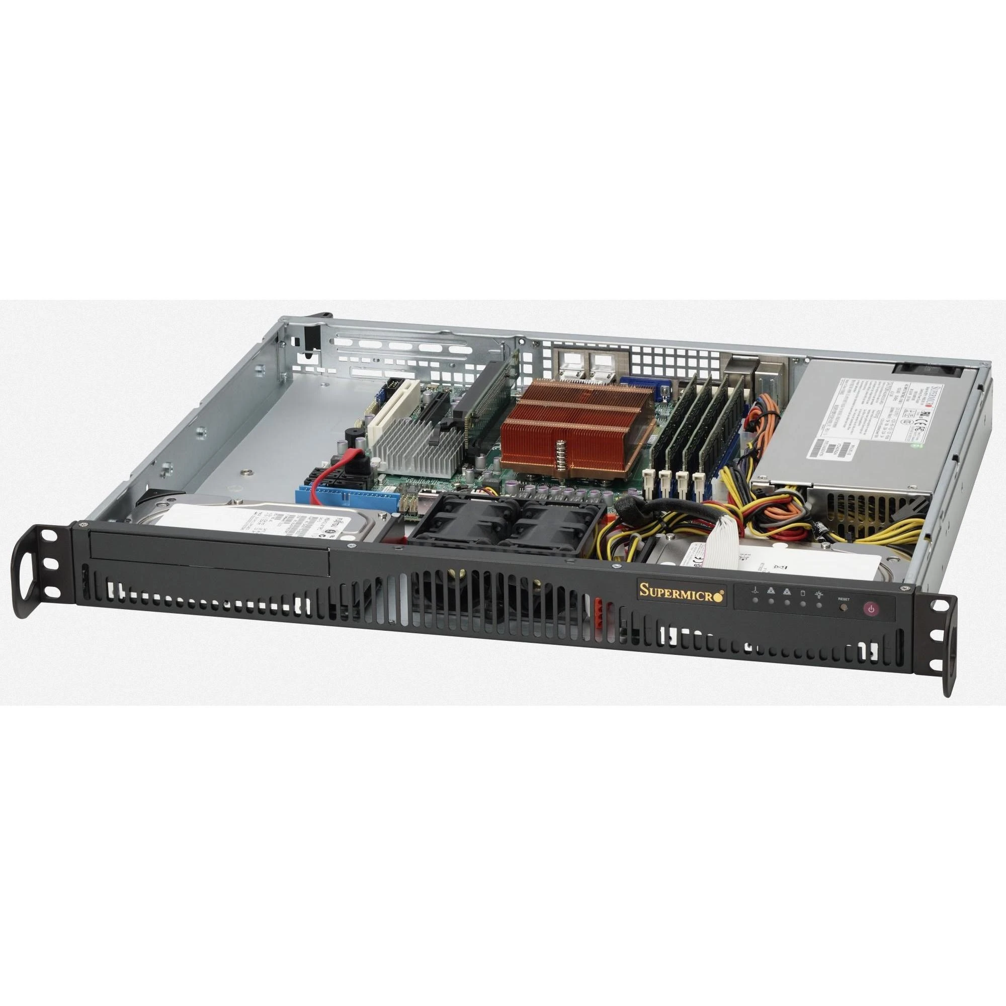 Supermicro SuperChassis 512F-350B1 Rack Juodas 350 W