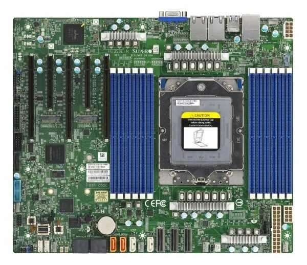 Super Micro Computer Supermicro pagrindinė plokštė H13SSL-N ATX Sockel SP5 Masinis