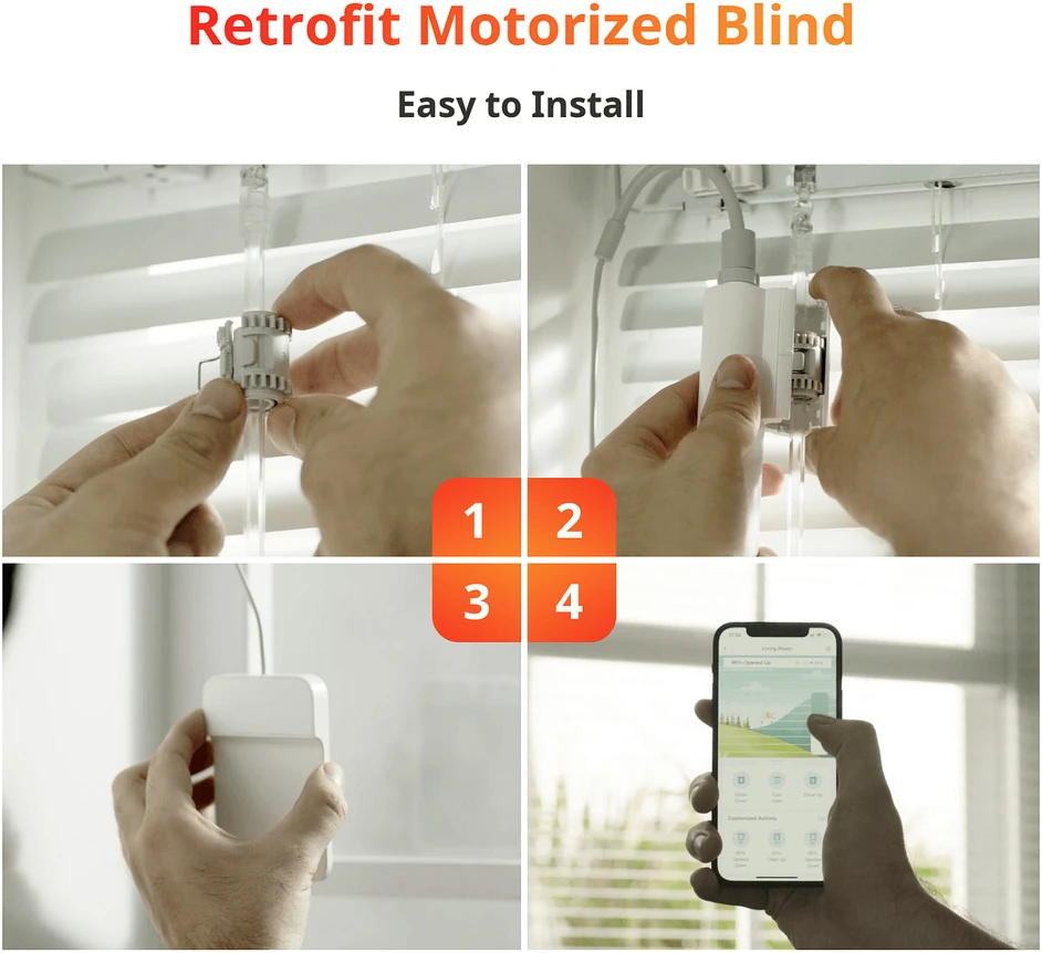 Carruzzo SwitchBot Blind Tilt Balta