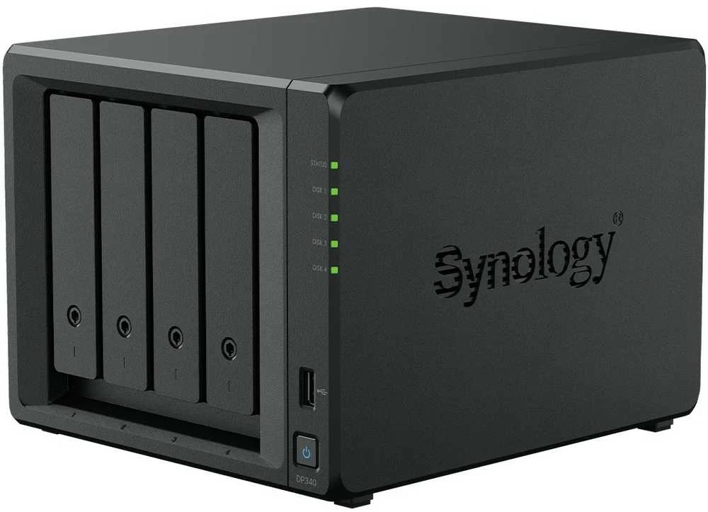 Serveris SYNOLOGY DP340 Backup Solution 4 lizdai AMD Ryzen Embedded R1600 16GB atmintis