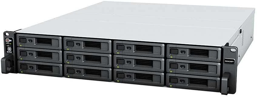 Serveris Synology Sinologija | RackStation | RS2423RP+ (perteklinė galia) 12 skyrių | AMD Ryzen | V1780B | Procesoriaus dažnis 3,6 GHz | 8 GB | DDR4