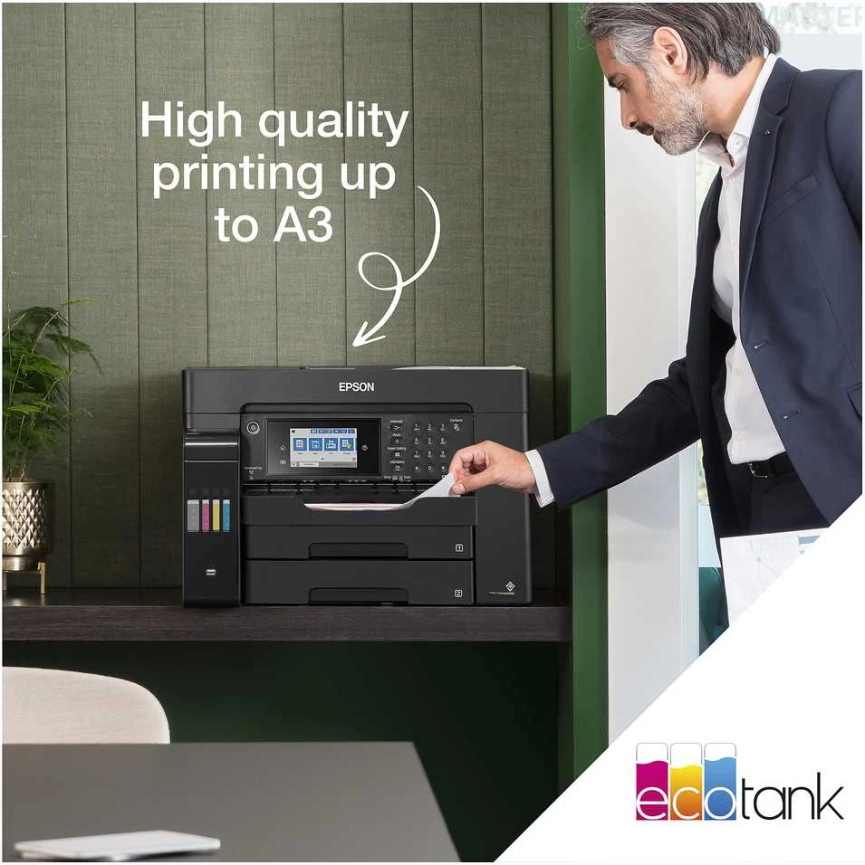 Spausdintuvas Epson – ET-16655 A3+ daugiafunkcis EcoTank, USB, LAN, Wi-Fi