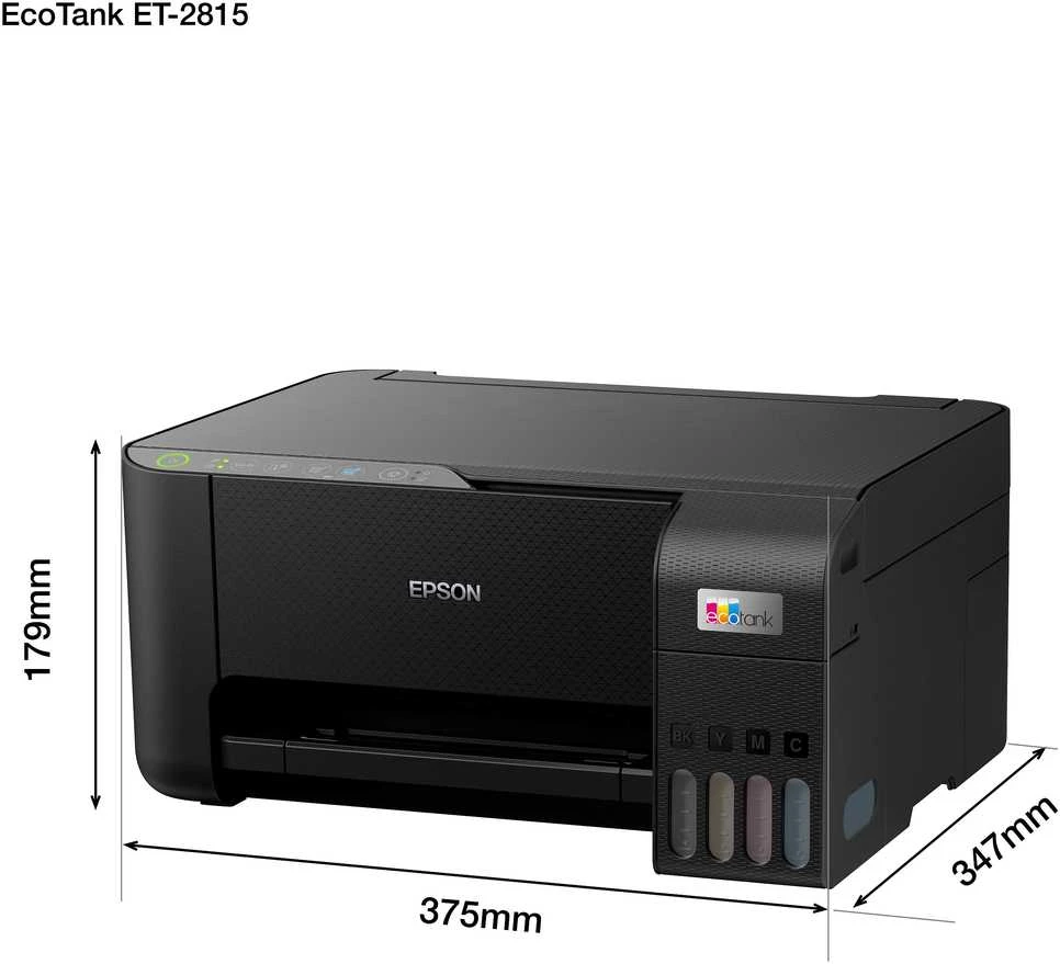 Spausdintuvas Epson EcoTank ET-2815 ET2815 Multifunktionsdrucker spalvotas Tintenstrahl nachfüllbar (C11CJ67417)