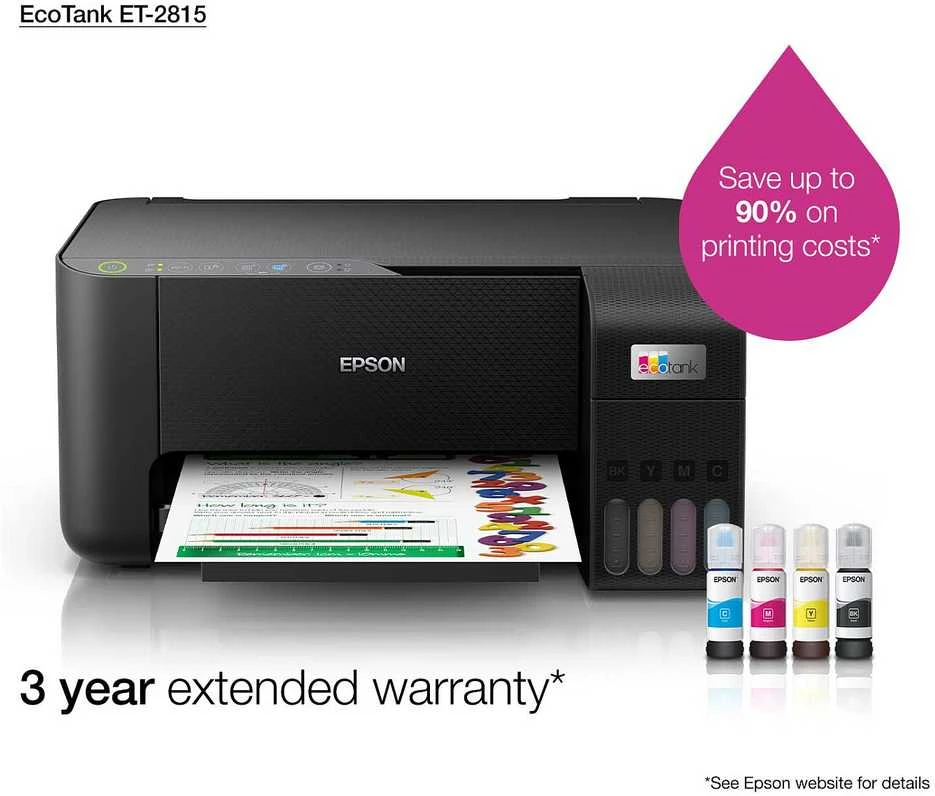 Spausdintuvas Epson EcoTank ET-2815 ET2815 Multifunktionsdrucker spalvotas Tintenstrahl nachfüllbar (C11CJ67417)
