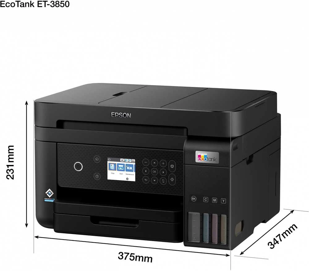 Daugiafunkcis spausdintuvas epson ecotank et-3850 (C11CJ61402)