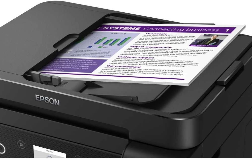 Daugiafunkcis spausdintuvas epson ecotank et-3850 (C11CJ61402)