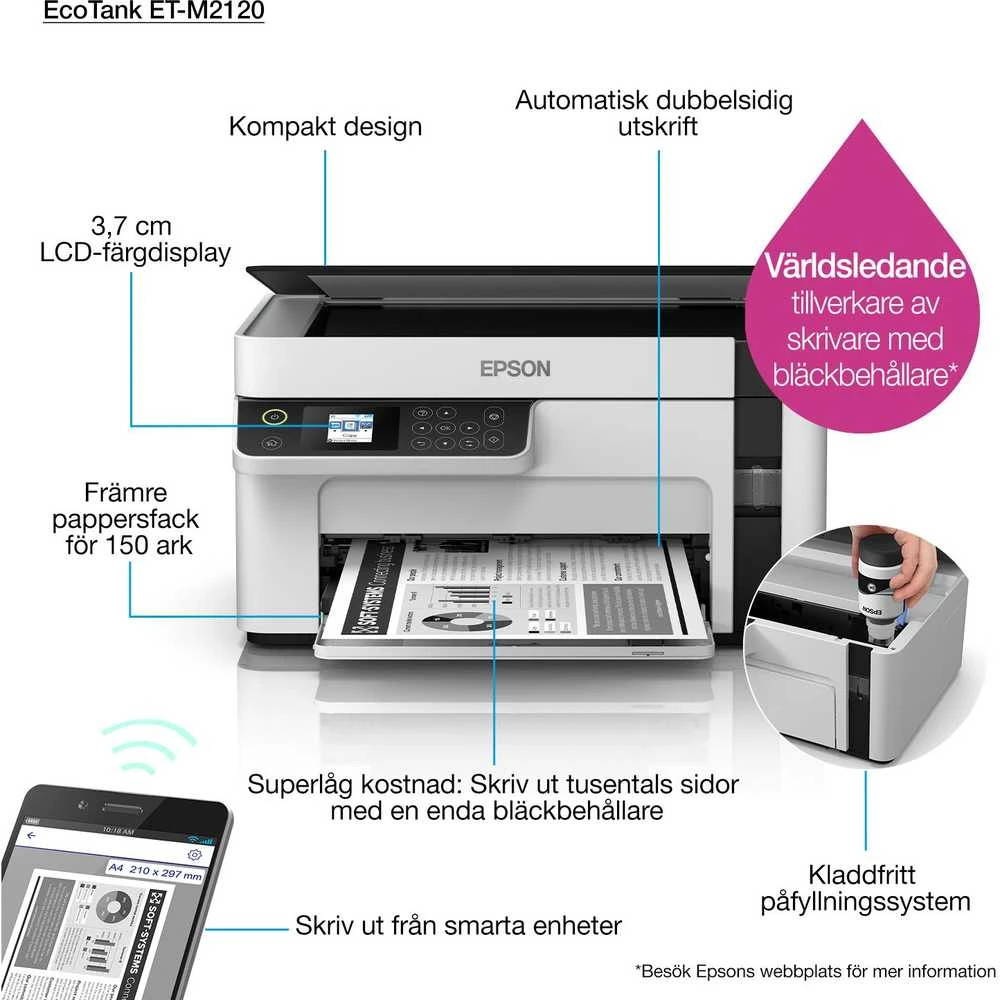 „Epson“ – „EcoTank ET-M2120“ rašalinis daugiafunkcis spausdintuvas