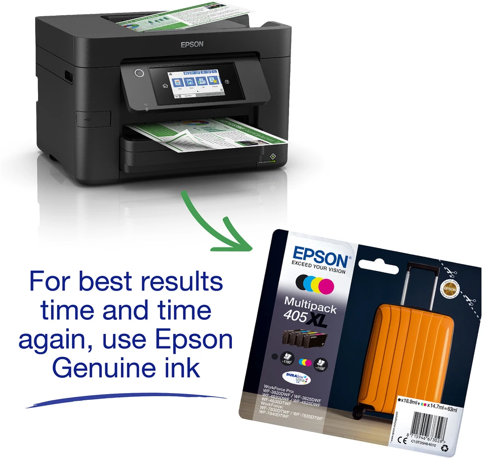 Spausdintuvas T EPSON WorkForce Pro WF-4820DWF 4-in-1 Tinten-Multifunktionsdrucker