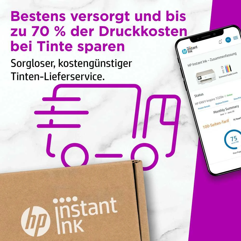 Hewlett Packard (HP) HP Envy Inspire 7220e daugiafunkcis A4 spalvotas rašalinis 10 psl./min. Spausdinti Nuskaityti Kopijuoti Nuotraukos Spausdintuvas