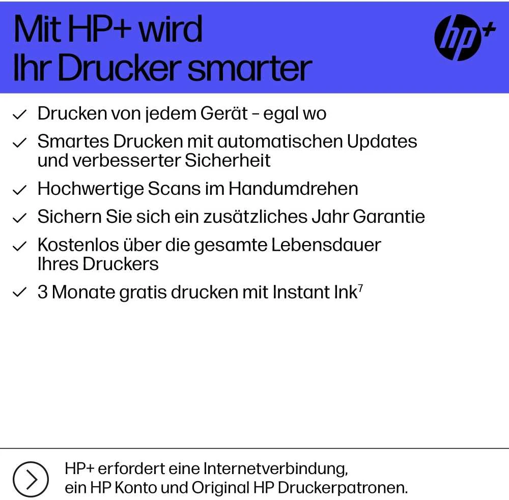 HP OfficeJet Pro Wireless All-in-One Color Spausdintuvas, Instant Ink; Two-sided spausdinimas