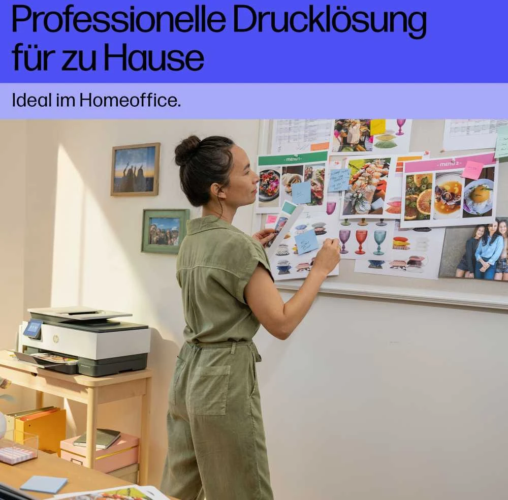 HP OfficeJet Pro Wireless All-in-One Color Spausdintuvas, Instant Ink; Two-sided spausdinimas