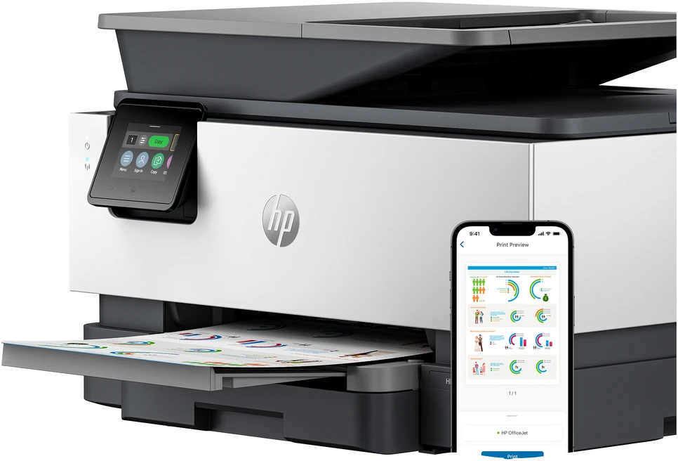 Hewlett Packard (HP) HP OfficeJet Pro 9120b All-in-One Spausdintuvas Thermal inkjet A4 4800 x 1200 DPI 20 ppm Wi-Fi