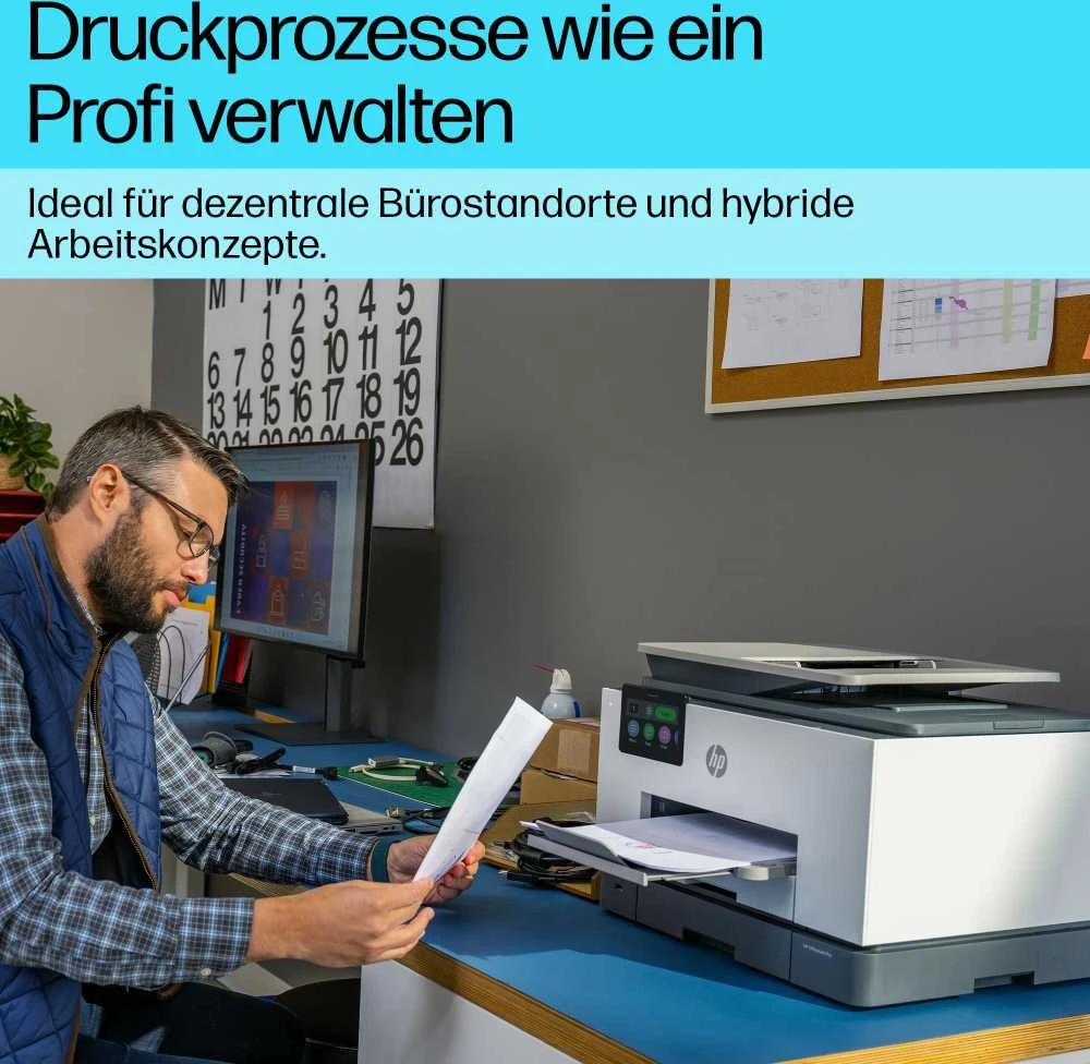 Hewlett Packard (HP) HP OfficeJet Pro 9130b belaidis daugiafunkcis spalvotas Spausdintuvas, dvipusis spausdinimas; Kopijavimo aparatas, Skaitytuvas