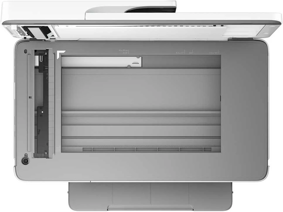 Hewlett Packard (HP) HP OfficeJet Pro 9720e HP+ plataus formato „AiO“ daugiafunkcis spausdintuvas Spausdintuvas - A3/A4 spalvotas rašalinis, spausdinimas / kopijavimas / nuskaitymas, automatinis dokumentų tiektuvas, automatinis dvipusis spausdinimas, LAN, Wifi, 22 psl./min., 250–1500 puslapių per mėnesį (pakeičia OfficeJet Pro 7720)
